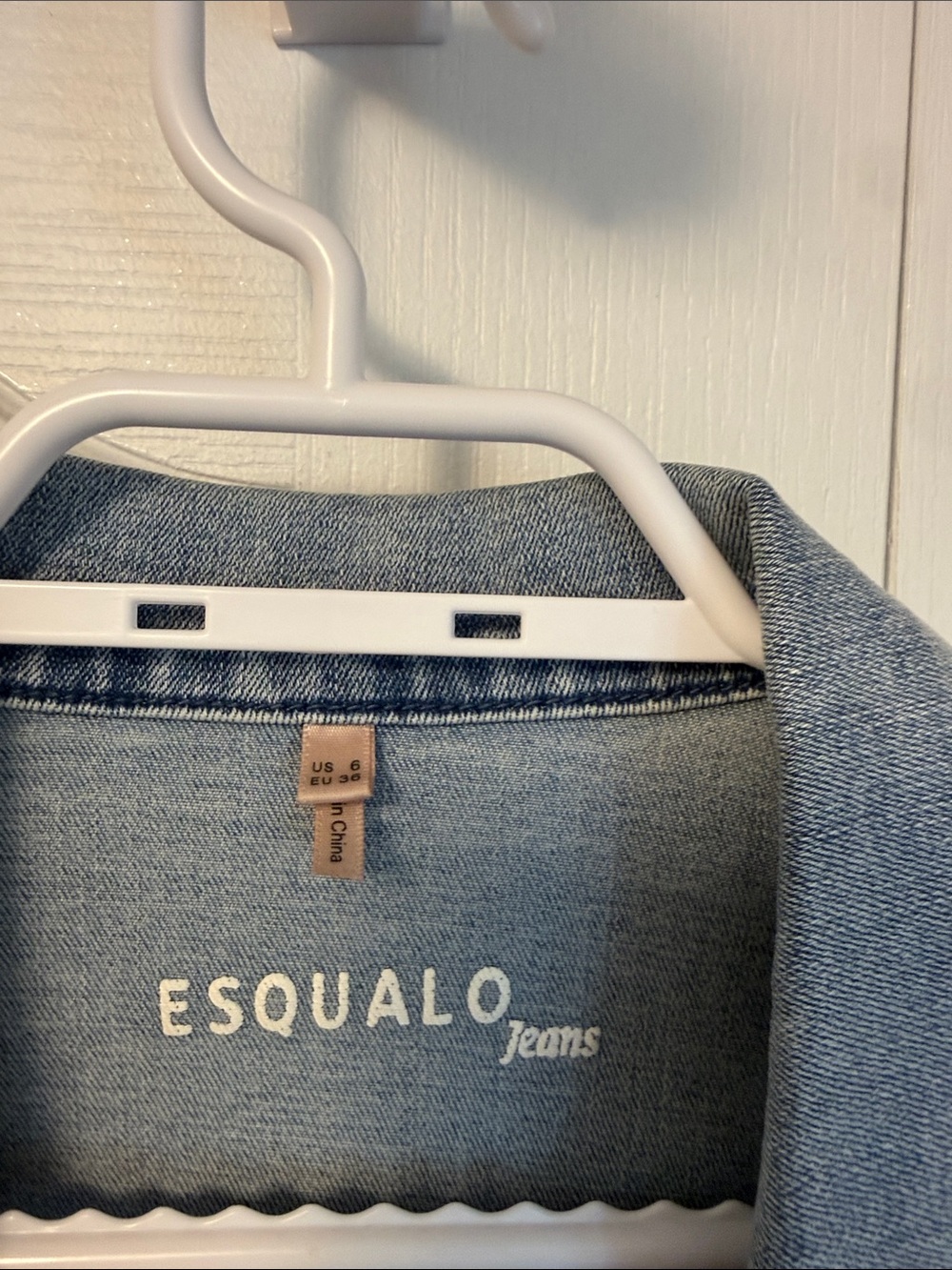 ESQUALO Light Wash Denim Jacket - Picture 8 of 9